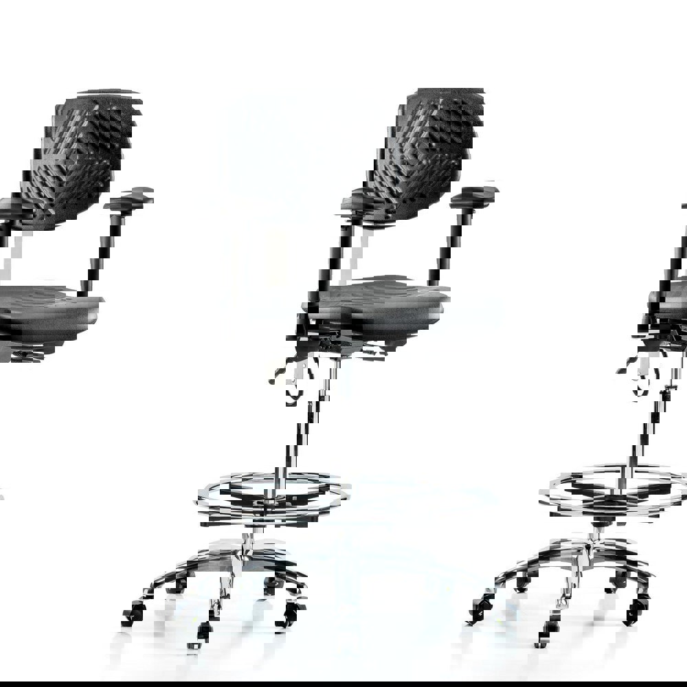 Task Chair: ESD Polyurethane, Black